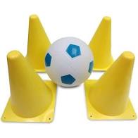 Soccer Ball & Cones Set - SWINGS/SLIDE OUTDOOR GAMES - Beattys of Loughrea