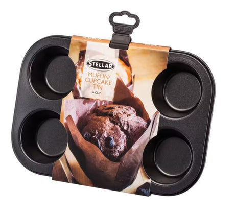 Stellar Bakeware, 12 Cup Bun Tin, Non-Stick Dishwasher safe. - BAKEWARE - Beattys of Loughrea