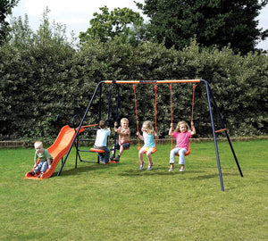 Hedstrom Europa Swing Set - SWINGS/SLIDE OUTDOOR GAMES - Beattys of Loughrea