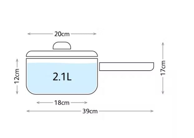 Judge Essentials, 20cm Saucepan, 2.1L - COOKWARE - S/STEEL - Beattys of Loughrea