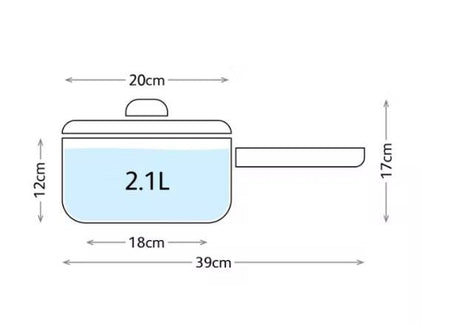 Judge Essentials, 20cm Saucepan, 2.1L - COOKWARE - S/STEEL - Beattys of Loughrea