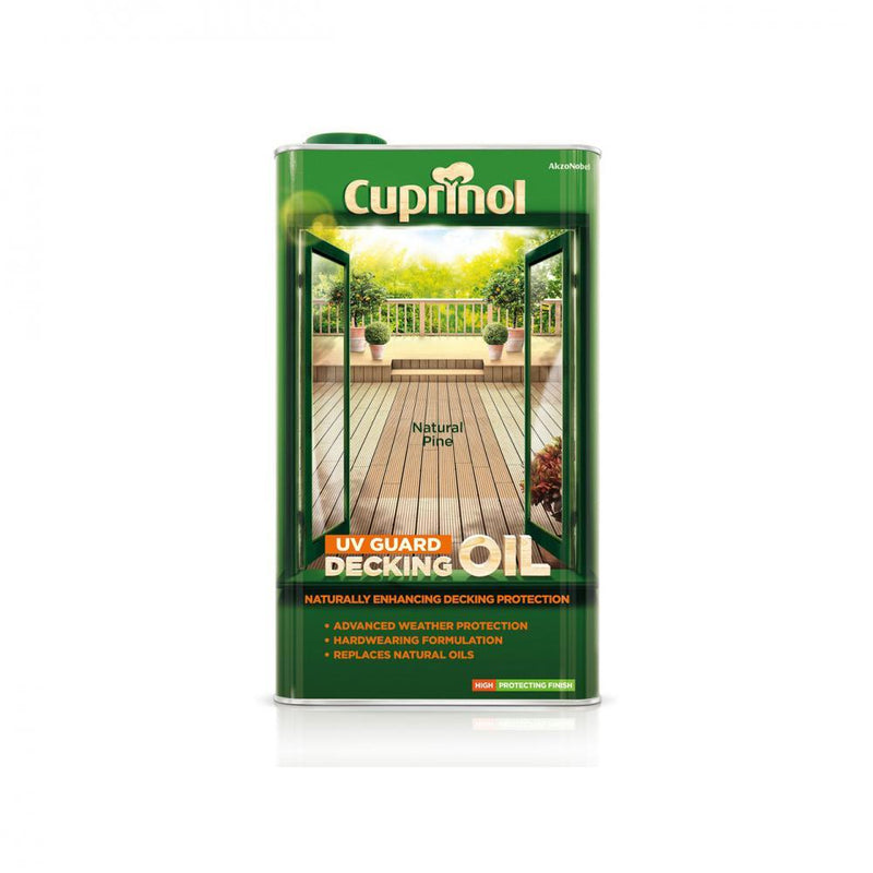 Cuprinol Decking Oil & Protector - 5 Litre - VARNISHES / WOODCARE - Beattys of Loughrea