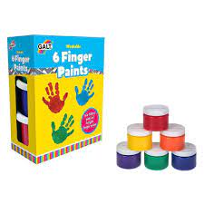 Pk6 Washable Finger Paints - ART & CRAFT/MAGIC/AIRFIX - Beattys of Loughrea