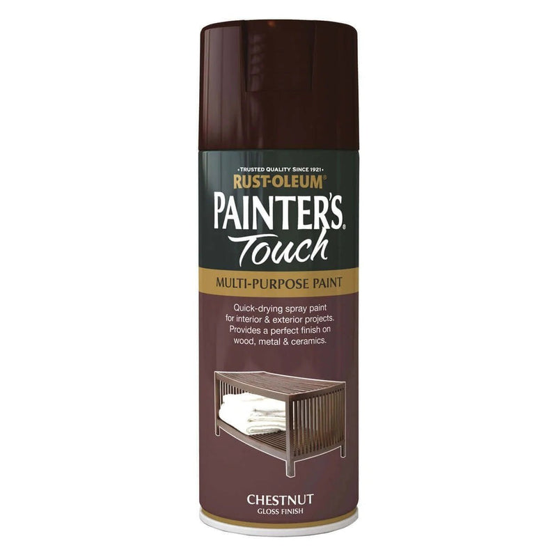 Rustoleum Painters Touch Multi-Purpose Spray Paint 400ml - Chestnut - METAL PAINTS - Beattys of Loughrea