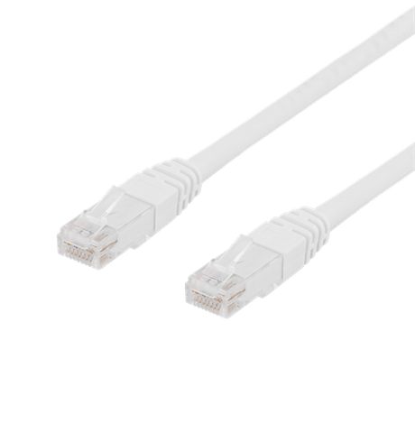 Deltaco Cat6 Network Patch Cable 5m White - LEADS - Beattys of Loughrea