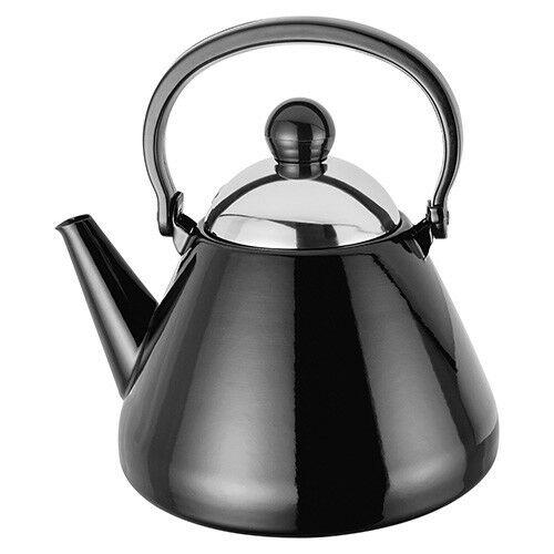 Judge Induction Stove Top Kettle Enamel Black 1.5L - S/STEEL KETTLES - Beattys of Loughrea