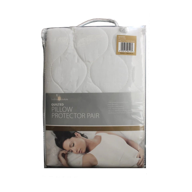 Bedroom Couture Quilted Pillow Protector Pair - PILLOW CASES - Beattys of Loughrea