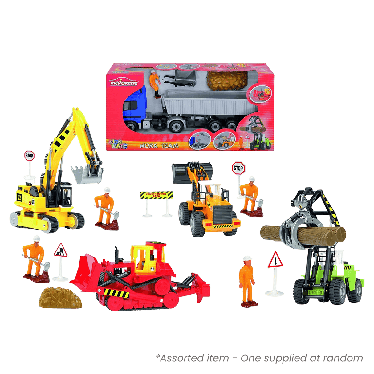 Dickie Toys Kids Mate Work Team - CARS/GARAGE/TRAINS - Beattys of Loughrea
