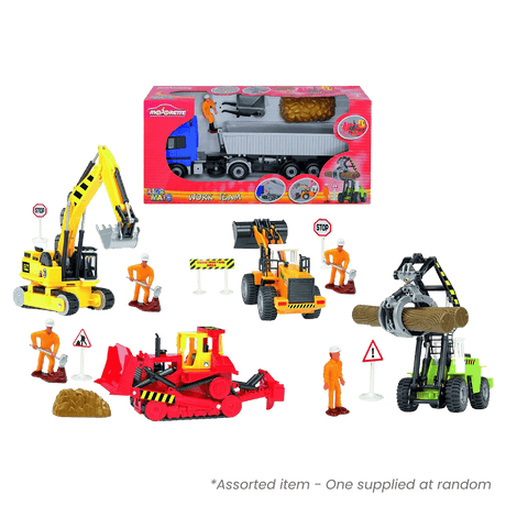 Dickie Toys Kids Mate Work Team - CARS/GARAGE/TRAINS - Beattys of Loughrea