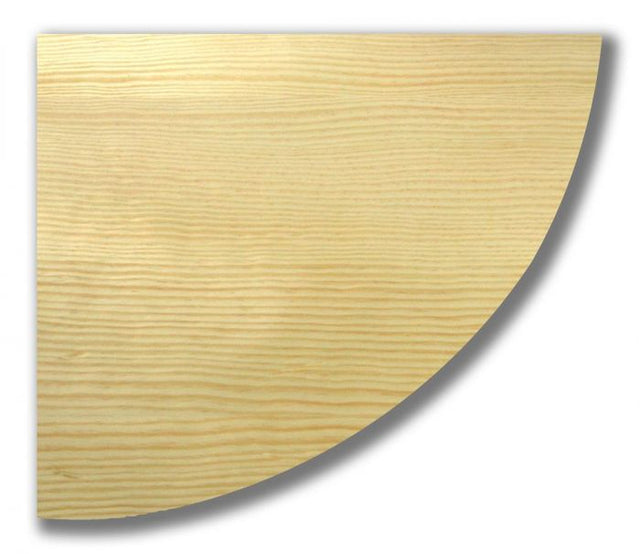 Tema Pine Corner Shelf 400 x 400 x 16mm - WOODEN / PLASTIC SHELVES - Beattys of Loughrea