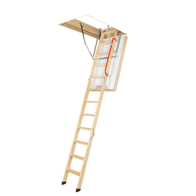 Fakro Wooden Folding Insulated Loft Ladder LWT 600 x 1200 - Beattys of Loughrea , www.beattys.ie