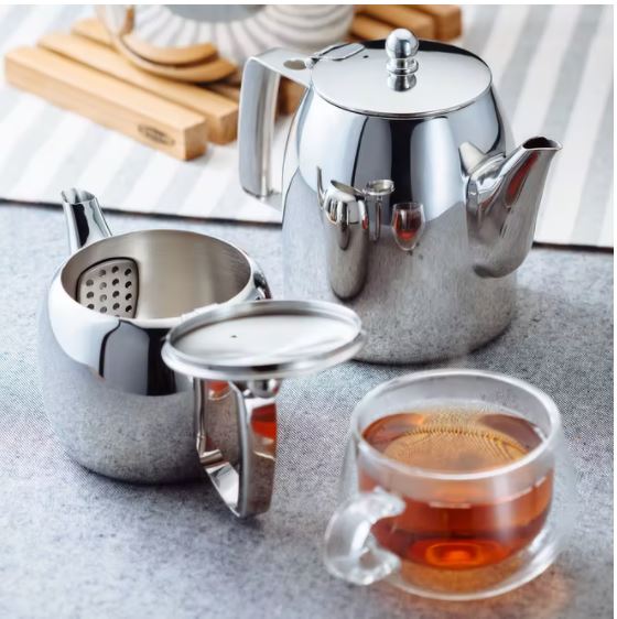 Stellar Traditional, 8 Cup Teapot, 1.5L. Dishwasher safe. - S/S TEAPOT/JUG - Beattys of Loughrea