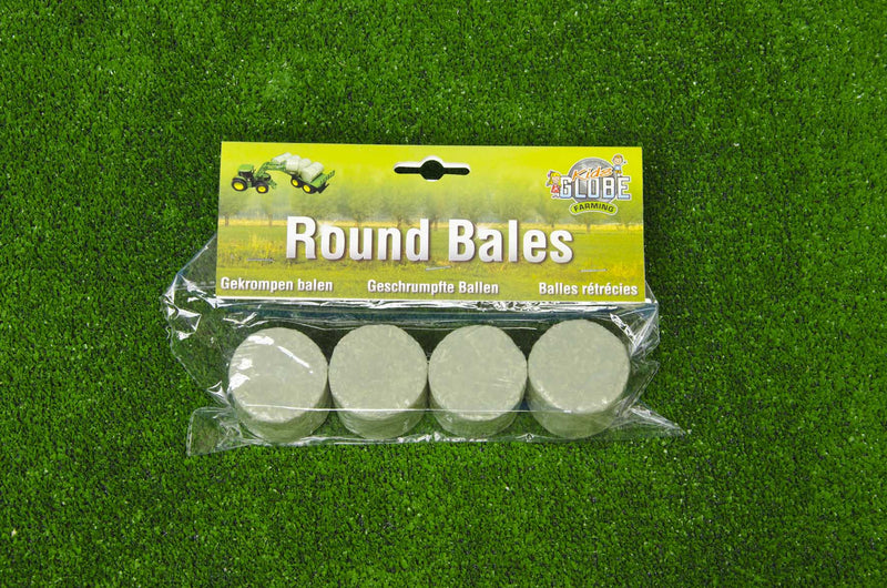 Kids Globe 1:32 Pack of 4 Round Silage Bales - FARMS/TRACTORS/BUILDING - Beattys of Loughrea