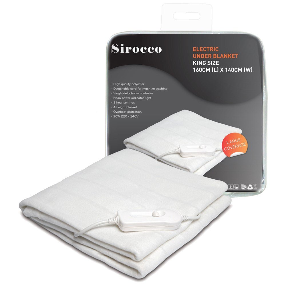 Sirocco Electric Underblanket - King - ELEC BLANKET UNDER - Beattys of Loughrea