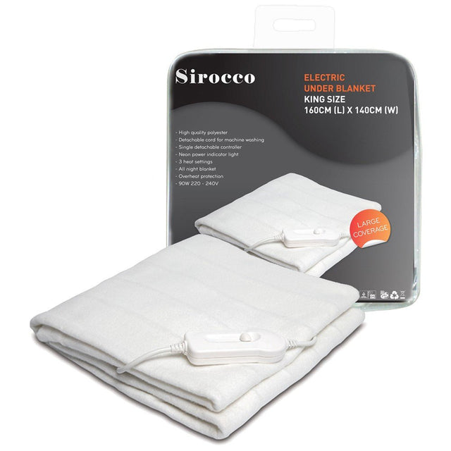 Sirocco Electric Underblanket - King - ELEC BLANKET UNDER - Beattys of Loughrea