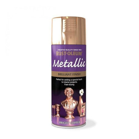 Rustoleum Copper Effect Metallic Spray Paint 400ml - METAL PAINTS - Beattys of Loughrea
