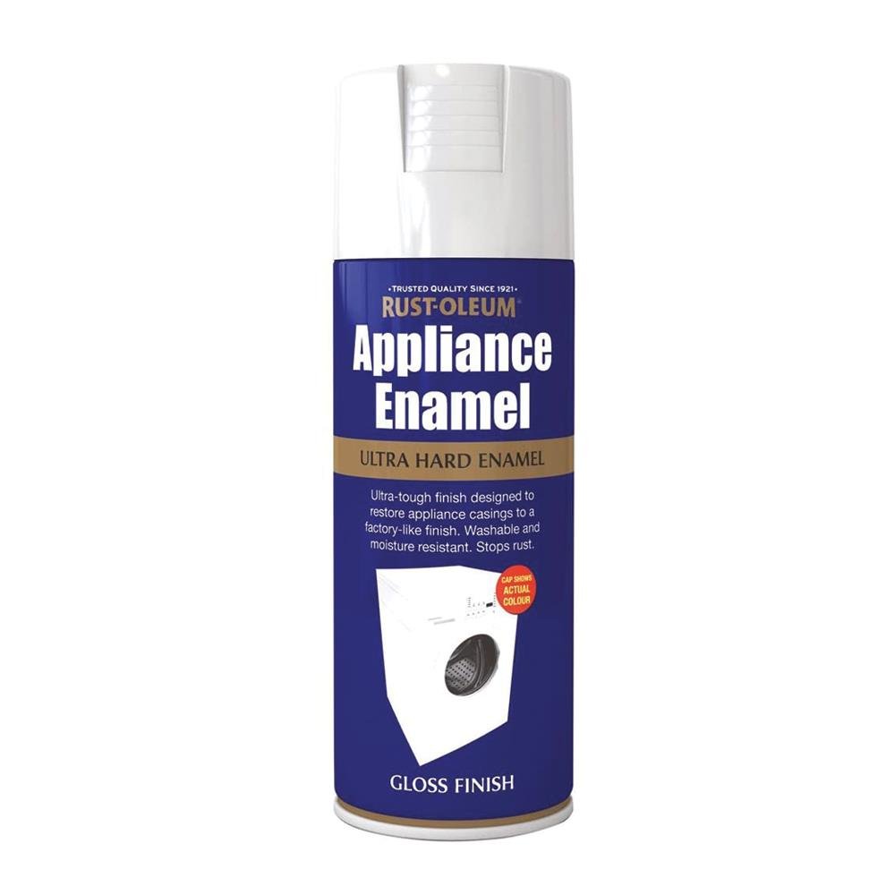 Rustoleum Painters Touch Multi-Purpose Spray Paint 400ml - Appliance Enamel White - METAL PAINTS - Beattys of Loughrea