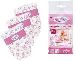 Baby Born Nappies 5Pk - DOLL ACCESSORIES/PRAMS - Beattys of Loughrea