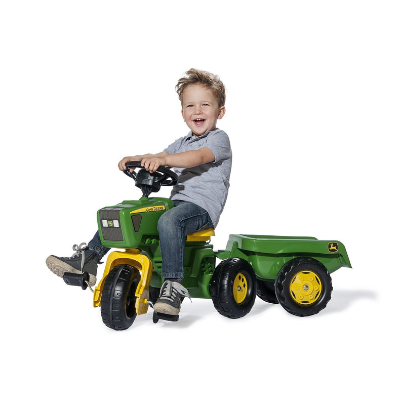 Rolly Kid John Deere Tractor & Trailer - RIDE ON TRACTORS & ACCESSORIES - Beattys of Loughrea