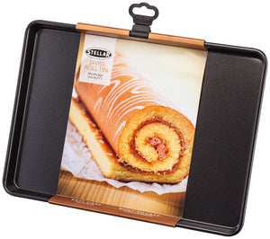 Stellar Bakeware, 33 x 23 x 2cm Swiss Roll Tin, Non-Stick. Dishwasher safe. - BAKEWARE - Beattys of Loughrea