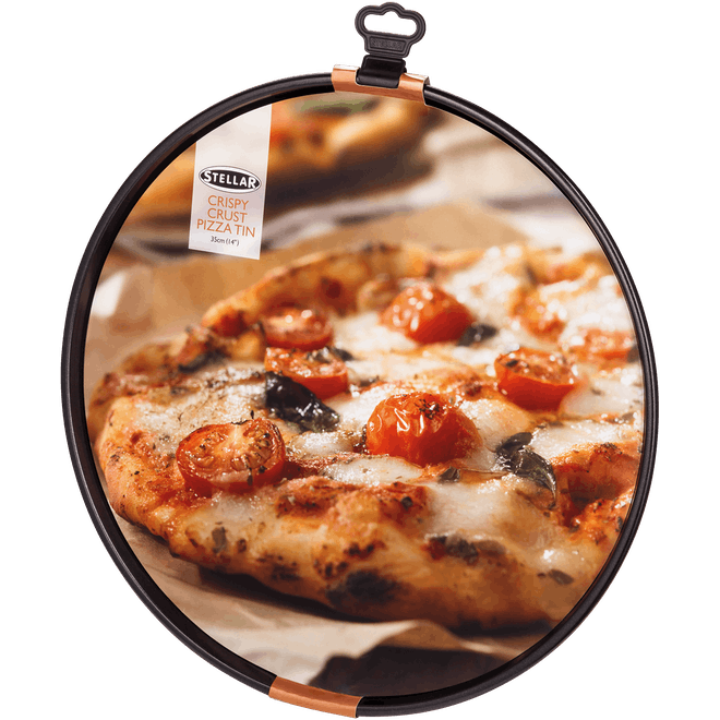 Stellar Bakeware, 35cm Crispy Crust Pizza Tin, Non-Stick. Dishwasher safe. - BAKEWARE - Beattys of Loughrea