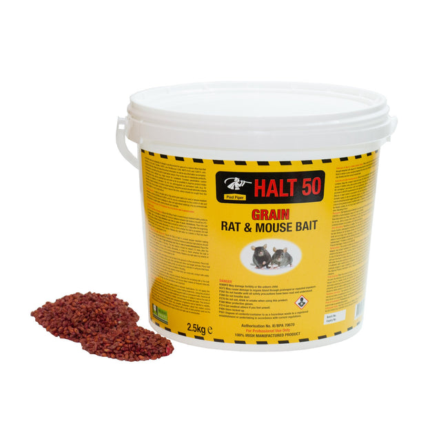 Rat Bait - Loose Grain 2.5Kg - VERMIN BAIT/TRAP/FLY SPRAY - Beattys of Loughrea