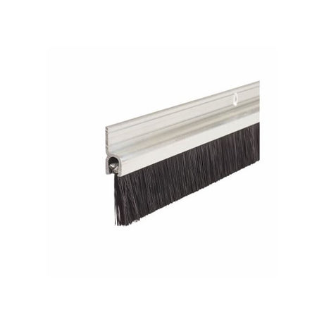 Exitex White Brush Door Strip PVC 914mm - DRAUGHT EXCLUDERS - Beattys of Loughrea