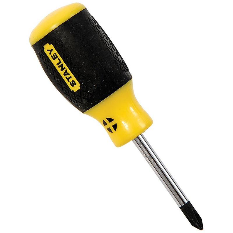 Stanley Cushion Grip Phillips Tip Screwdriver - 45mm - SCREWDRIVERS - Beattys of Loughrea