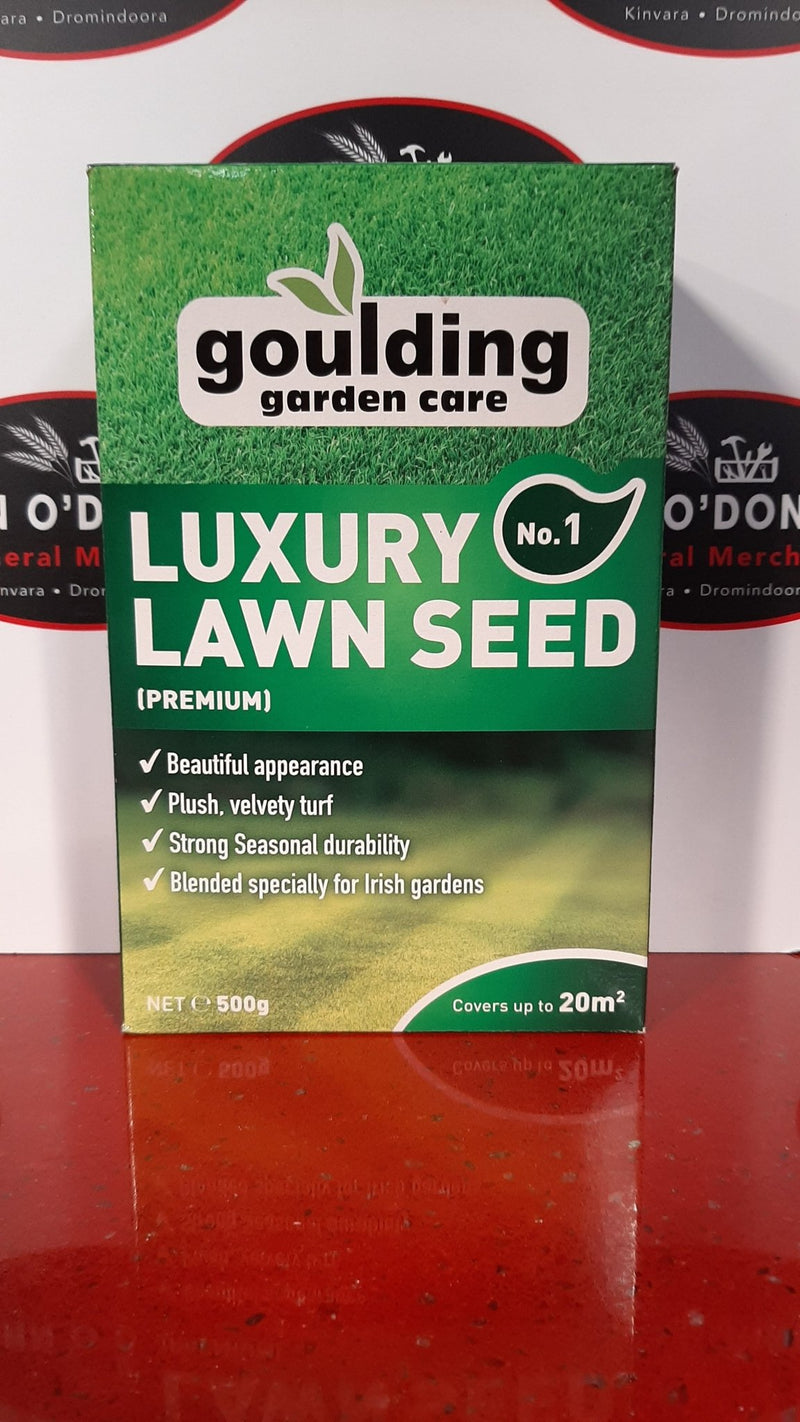 Goulding No1 500G Luxury Lawn Seed Grass Seed Gld100 Hyg - SEED LAWN & GRASS - Beattys of Loughrea