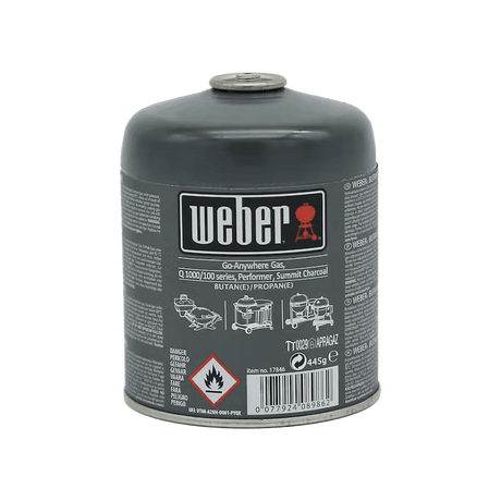 Weber Disposable Gas Canister - 445g - GAS CANNISTER REFILL - Beattys of Loughrea