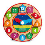 Melissa & Doug Shape Sorting Clock - BABY TOYS - Beattys of Loughrea
