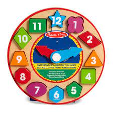 Melissa & Doug Shape Sorting Clock - BABY TOYS - Beattys of Loughrea