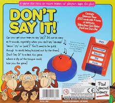 Dont Say It Game - BOARD GAMES / DVD GAMES - Beattys of Loughrea