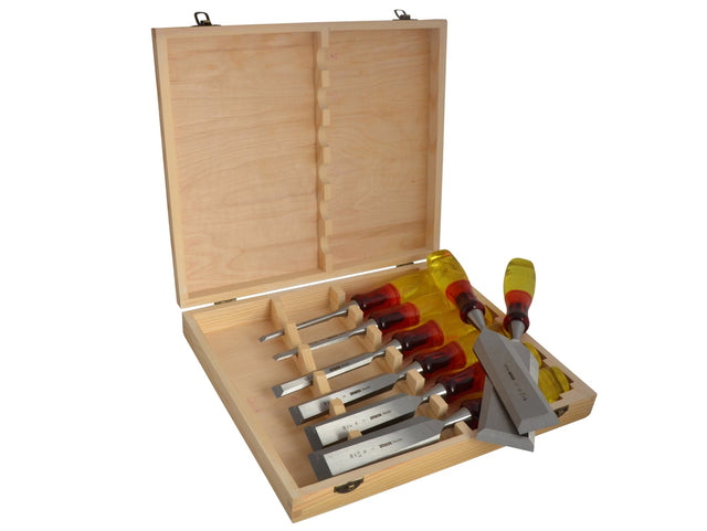 Irwin Marples M373 Splitproof Bevel Edge Chisel Set of 8 - WOOD/COLD CHISELS - Beattys of Loughrea