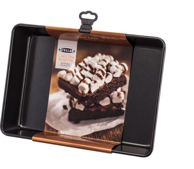 Stellar Bakeware 33 X23 cm Cake Tin Roaster SB59 - GENERAL COOKWARE - Beattys of Loughrea