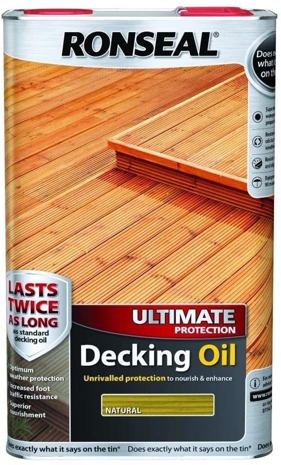 Ronseal Decking Oil Natural Pine - 4ltr +25% Free Natural Pine - VARNISHES / WOODCARE - Beattys of Loughrea