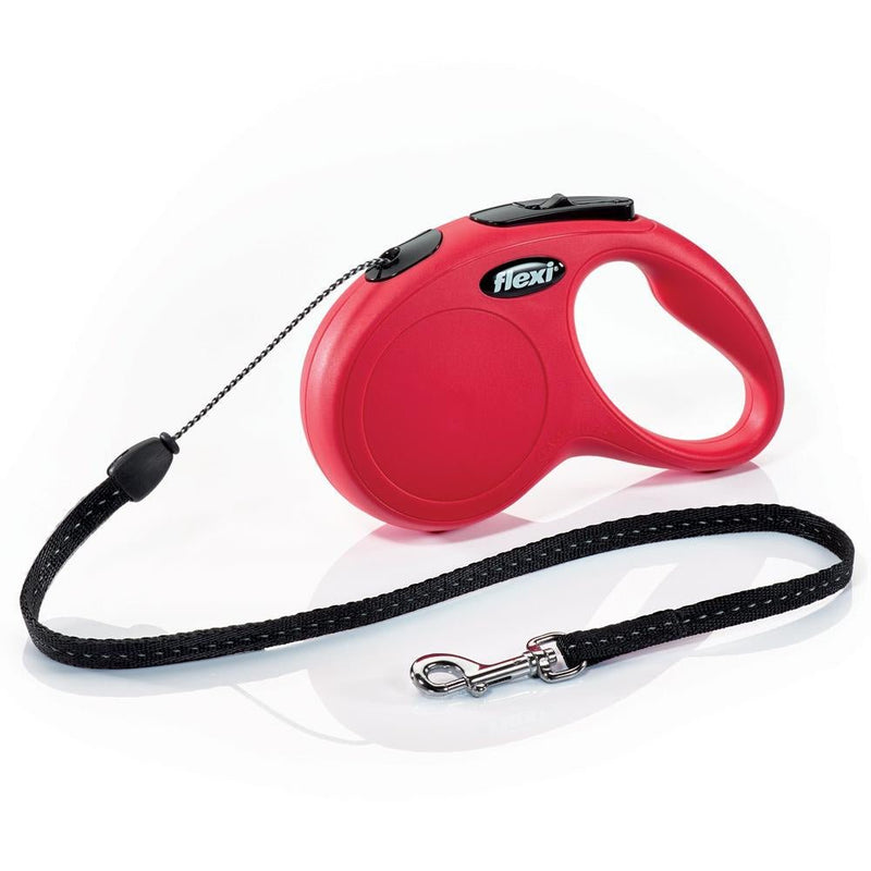 Flexi 3M Classic Xs Red Cord Lead - PET LEAD, COLLAR AND ID, SAFETY - Beattys of Loughrea
