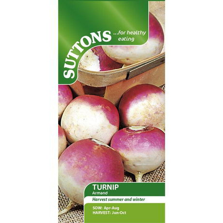 Suttons Turnip Armand 182945 - SEED VEG & FLOWER - Beattys of Loughrea