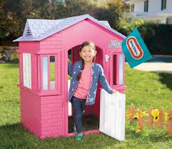 Little Tikes Cape Cottage Pink - SWINGS/SLIDE OUTDOOR GAMES - Beattys of Loughrea