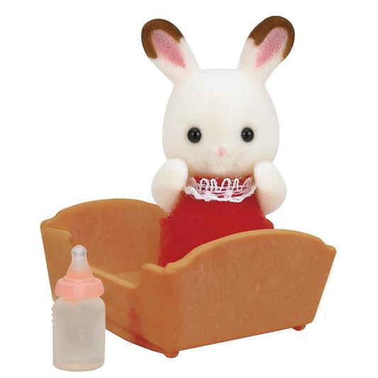Sylvanian Families Chocolate Rabbit Baby Set - SYLVANIAN / BEANIE BABIES - Beattys of Loughrea