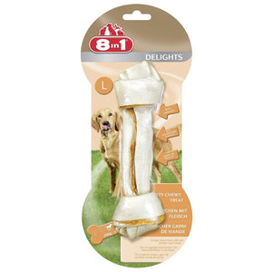 L 1 Piece 8In1 Delights Bone TA2472 - PET TREATS, SUPPLEMENTS - Beattys of Loughrea