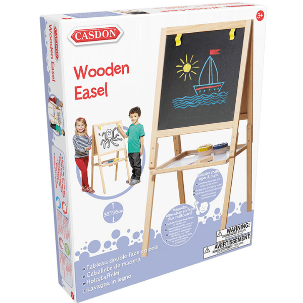 Casdon Wooden Double-Sided Easel - ROLE PLAY - Beattys of Loughrea