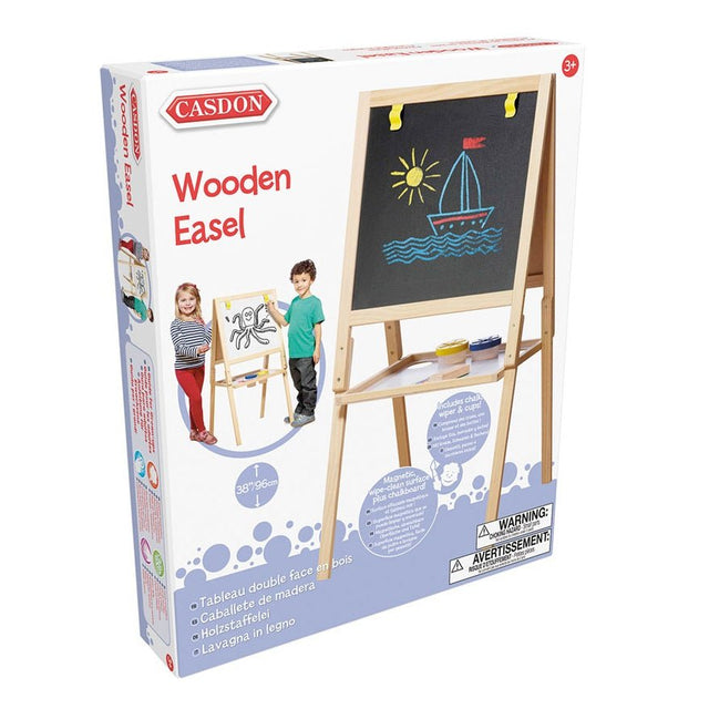 Casdon Wooden Double-Sided Easel - ROLE PLAY - Beattys of Loughrea