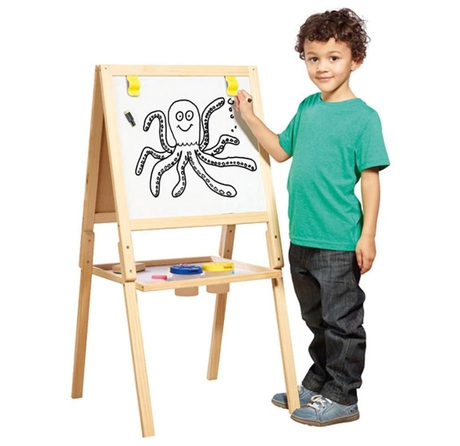 Casdon Wooden Double-Sided Easel - ROLE PLAY - Beattys of Loughrea