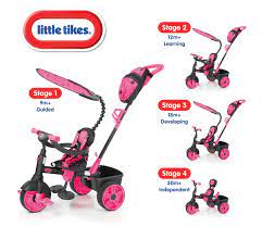 Little Tikes 4In1 Deluxe Edition Neon Pink - BIKES - CHILDRENS - Beattys of Loughrea