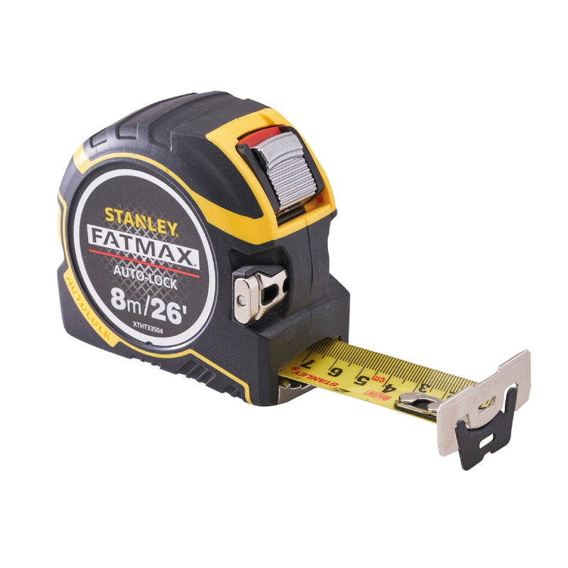 Stanley 8m (26ft) FatMax® Autolock Tape Measure - TAPE MEASURES - Beattys of Loughrea