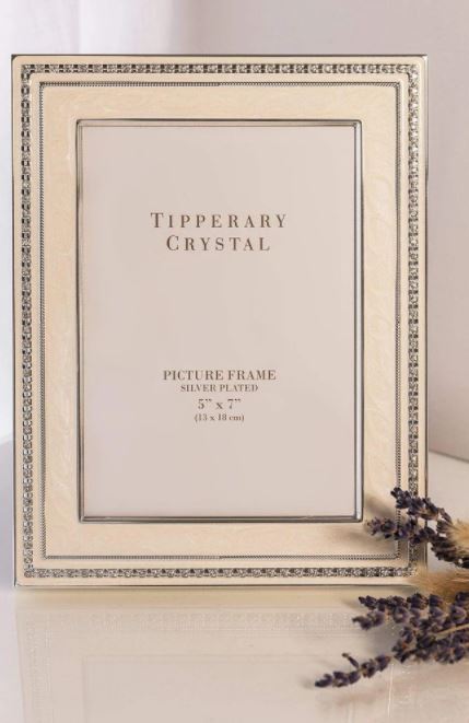 Tipperary Crystal 5X7 CELEBRATIONS FRAME - PHOTO FRAMES - PLATED, GILT, STONE - Beattys of Loughrea