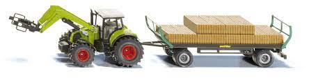 Siku 1:50 Claas With Loader & Bale Trailer - FARMS/TRACTORS/BUILDING - Beattys of Loughrea