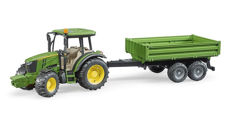 Bruder John Deere 5115M With Tipping Trailer - FARMS/TRACTORS/BUILDING - Beattys of Loughrea