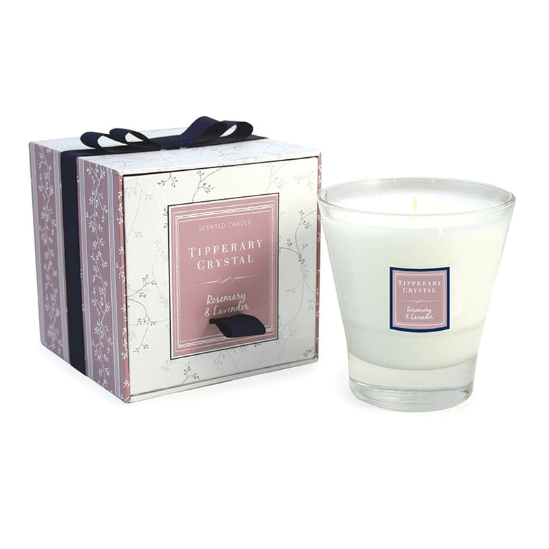 TIPPERARY CRYSTAL Rosemary & Lavendar Tumbler Candle - CANDLES - Beattys of Loughrea